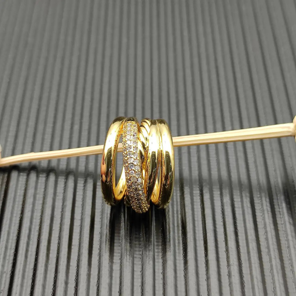 David Yurman five-line diamond ring - Picture 5 of 8